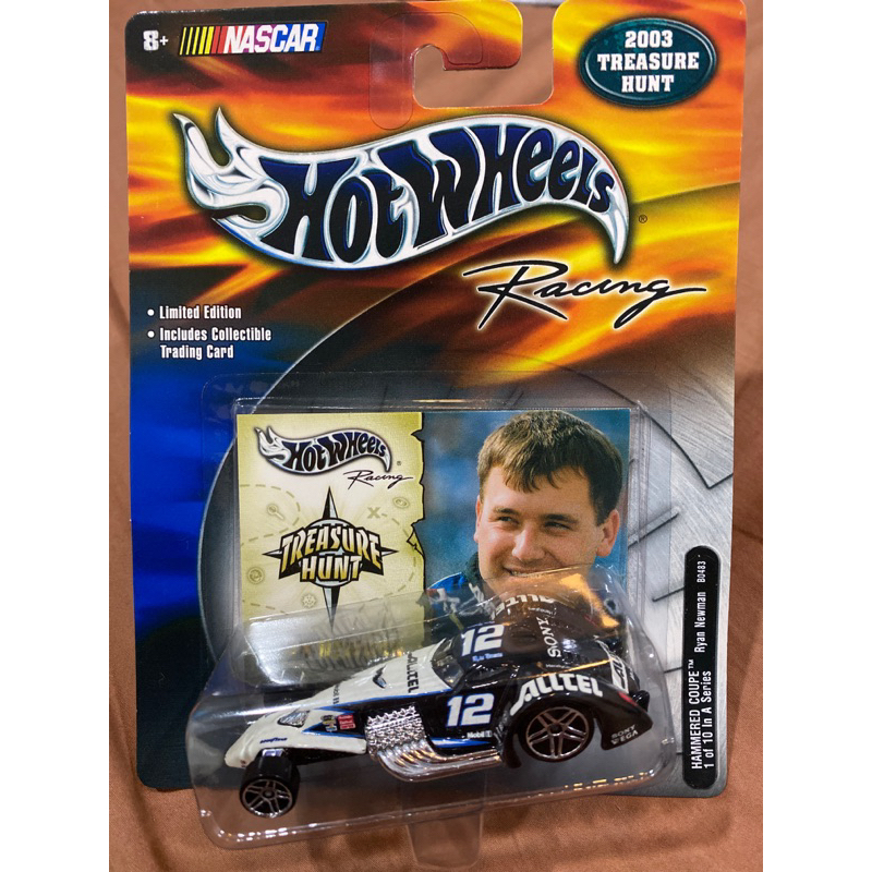 Hot Wheels Nascar Treasure Hunt Hammered Coupe Ryan Newman #12 Alltel ...