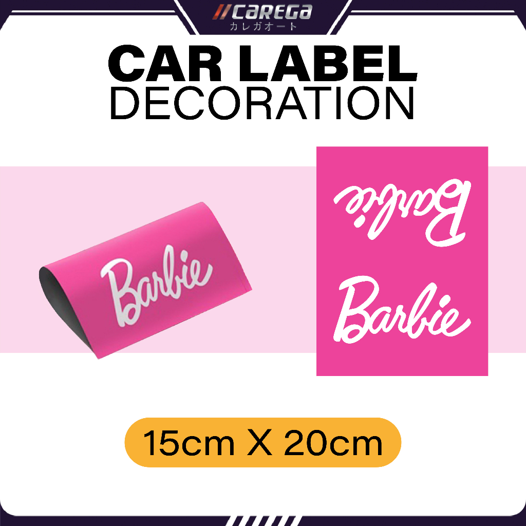 CAREGA Label Personalized Car Wash Label Sticker Viral Kereta Lego ...