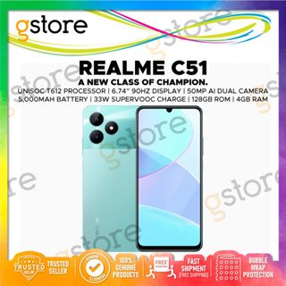 [Malaysia Set] Realme C51 (128GB ROM | 4GB RAM) 1 Year Realme Malaysia  Warranty
