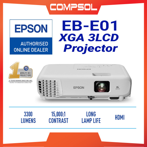 Epson EBE01 XGA 3LCD Projector Shopee Malaysia