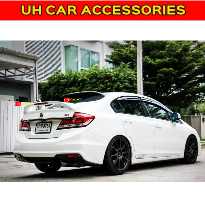 Carbon Fiber Look 4-Door Handle Bowl Covers For Honda Civic FB Sedan (2012-2014) - Set Of 4
