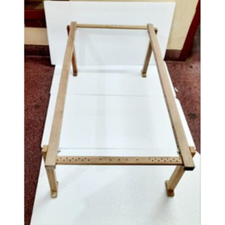 Aari cot stand wooden square 2 sizes available Price including