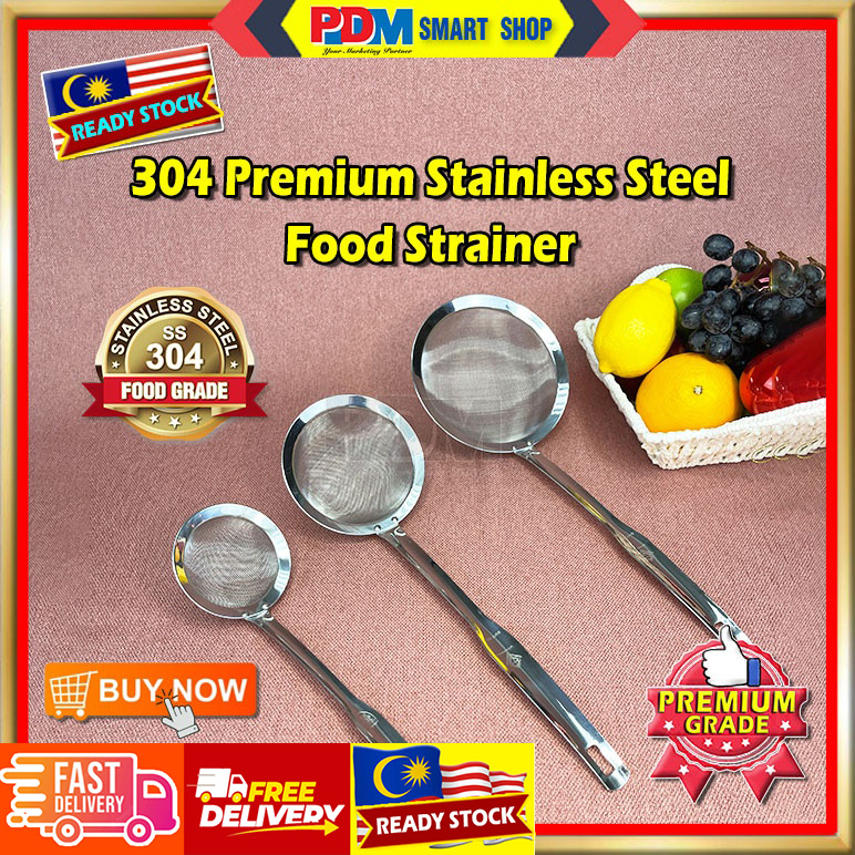 PDM Premium 304 Stainless Steel Food Strainer Food Colander Shopee