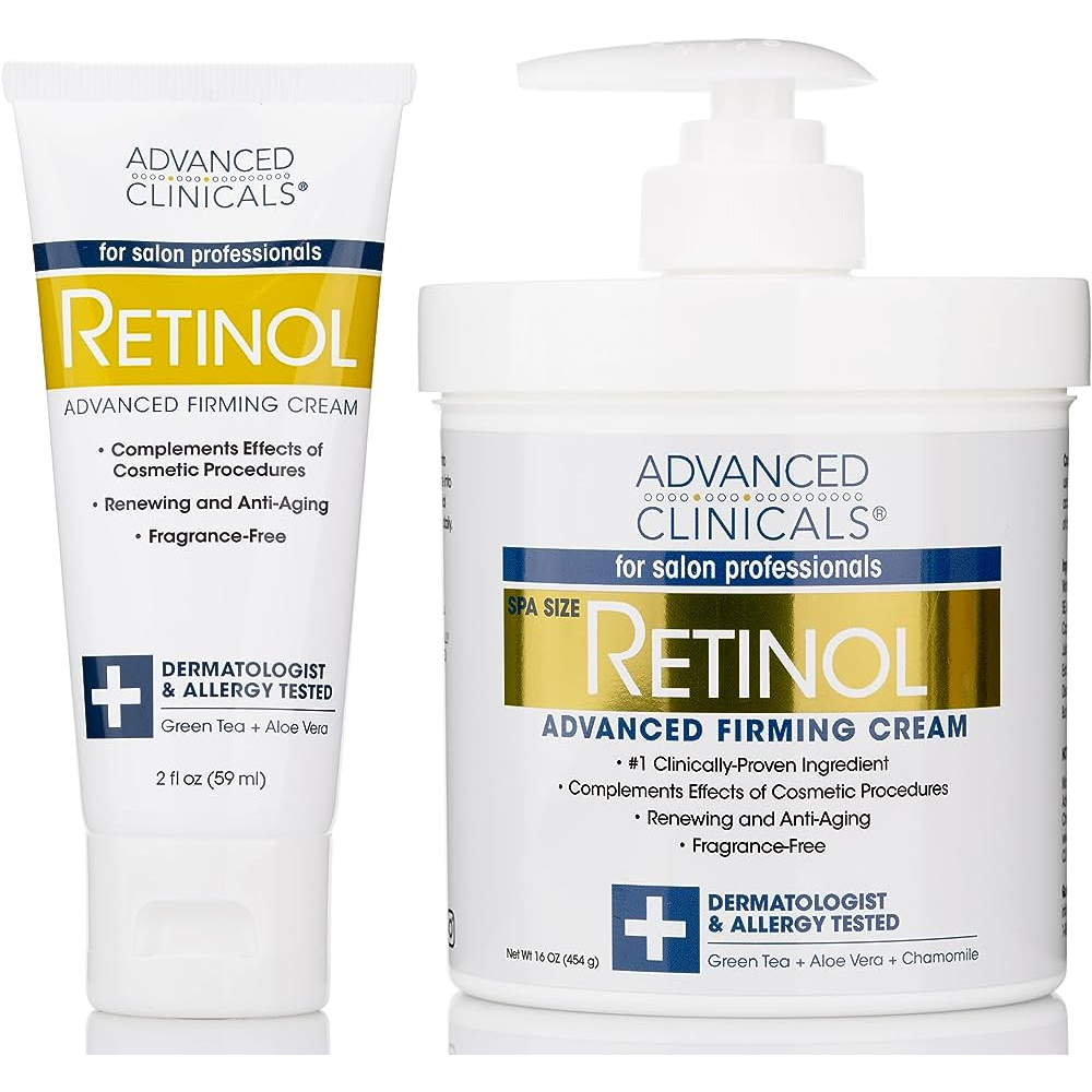 Advanced Clinicals Retinol Advanced Firming Cream 454 G Shopee Malaysia
