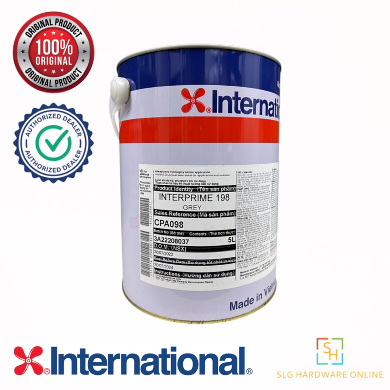 INTERNATIONAL PAINT INTERPRIMR 198 CPA098 5LIT | Shopee Malaysia
