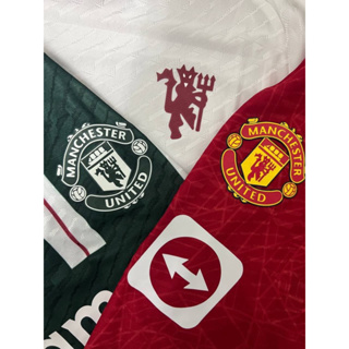 Mostly J&T) 23/24 Manchester United Jersey 22 23 24 Home Away Third Player  & Fan Issue Man Utd Jersey Baju MU 2023 2024