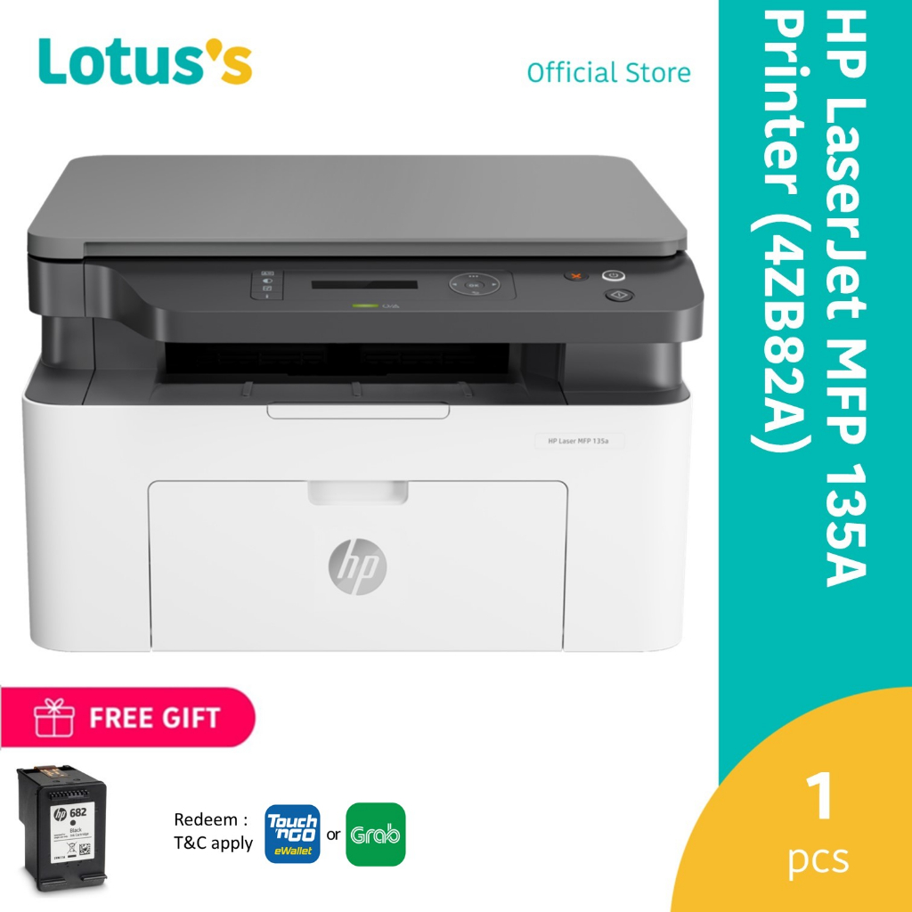 HP LaserJet MFP 135A Printer [4ZB82A] Shopee Malaysia