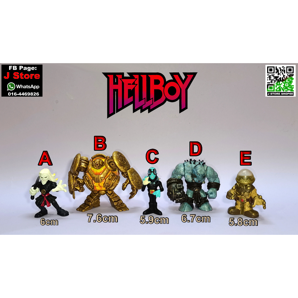 Hellboy figure collection ( J Store ) | Shopee Malaysia