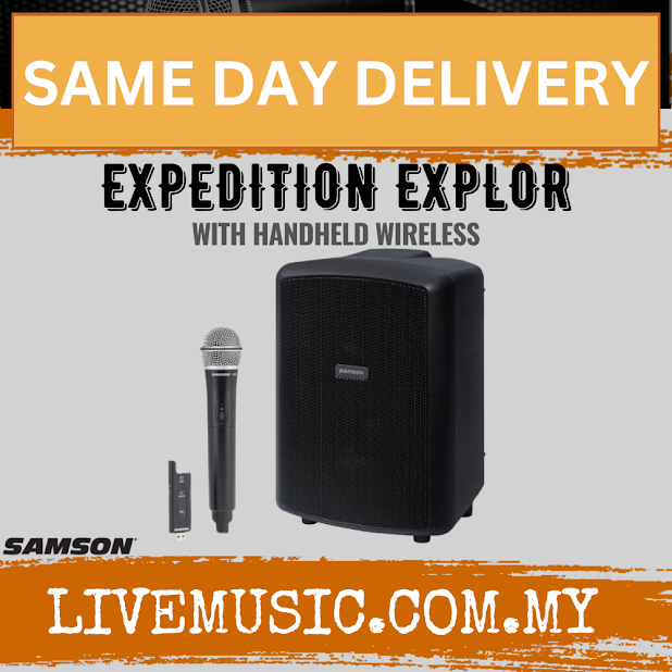 Samson Expedition Explor 200W All-in-One Wireless PA with Bluetooth and ...