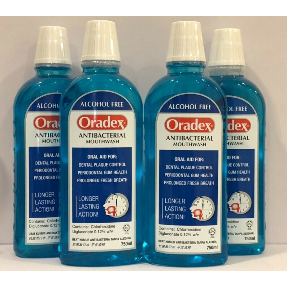 Oradex Antibacterial Mouthwash 400ml Shopee Malaysia