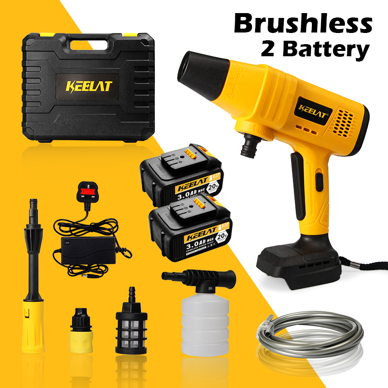 KEELAT KPW005 Brushless Water Jet Cordless High Pressure Car Wash Gun ...