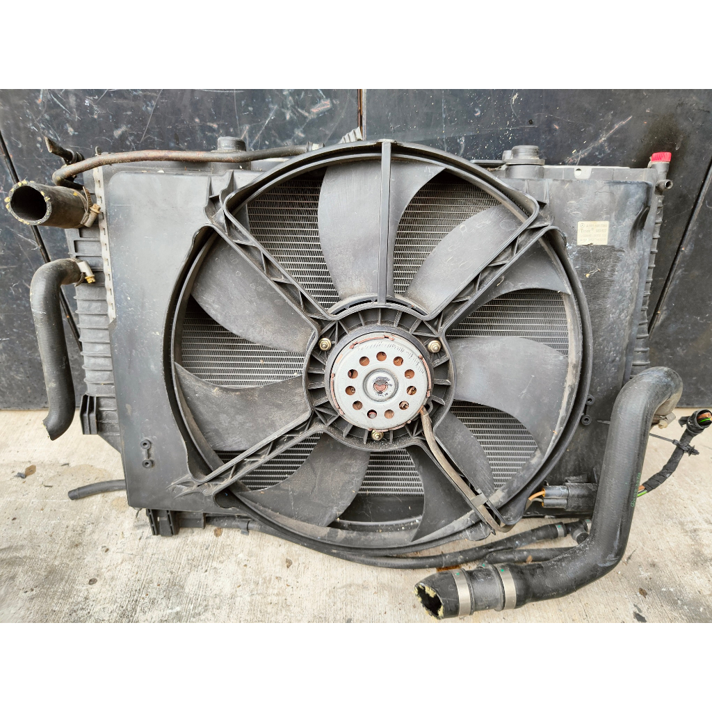 Original Mercedes Benz W202 A0015002393 Radiator With Fan Motor Tangki