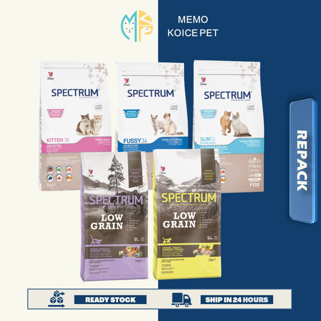 Repack Spectrum Super Premium Cat Food 500G / 1KG - (Kitten Chicken ...