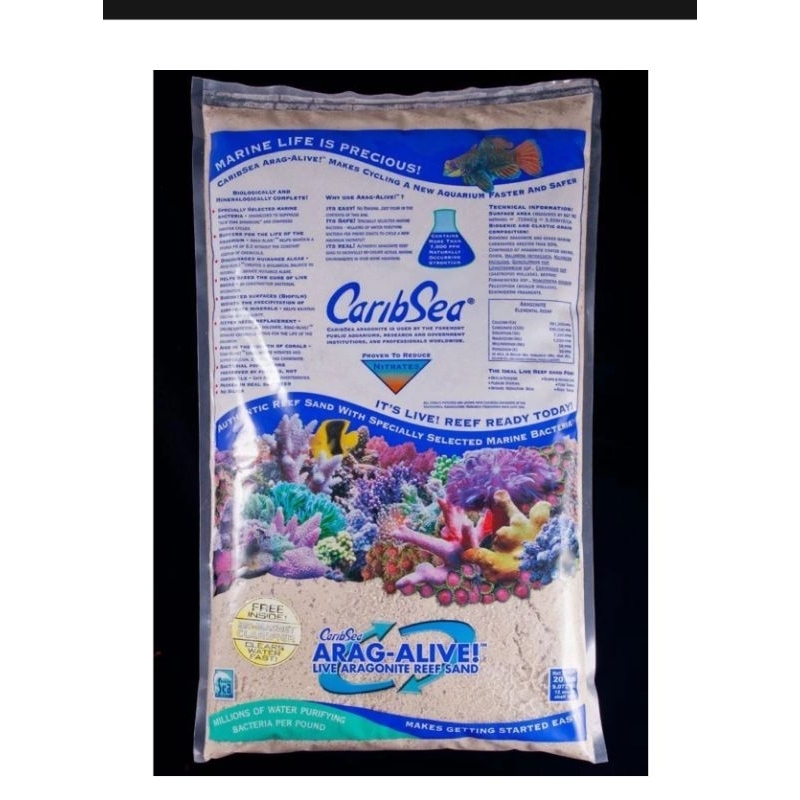 caribsea bimini pink live sand 9kg ( 20lbs) Shopee Malaysia