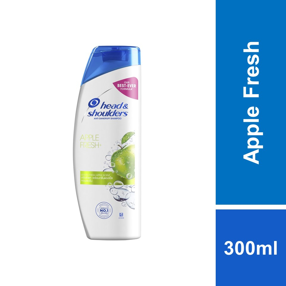 Head & Shoulders Apple Fresh + Anti Dandruff Shampoo 300ml [EXP Date31