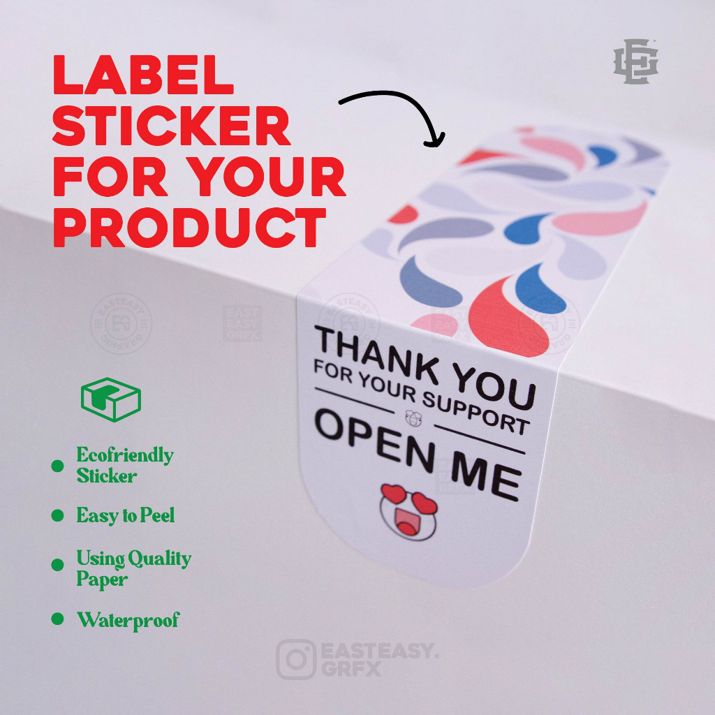 [10 PCS] Thank You Stickers, Packaging Seal Sticker, Parcel Sticker