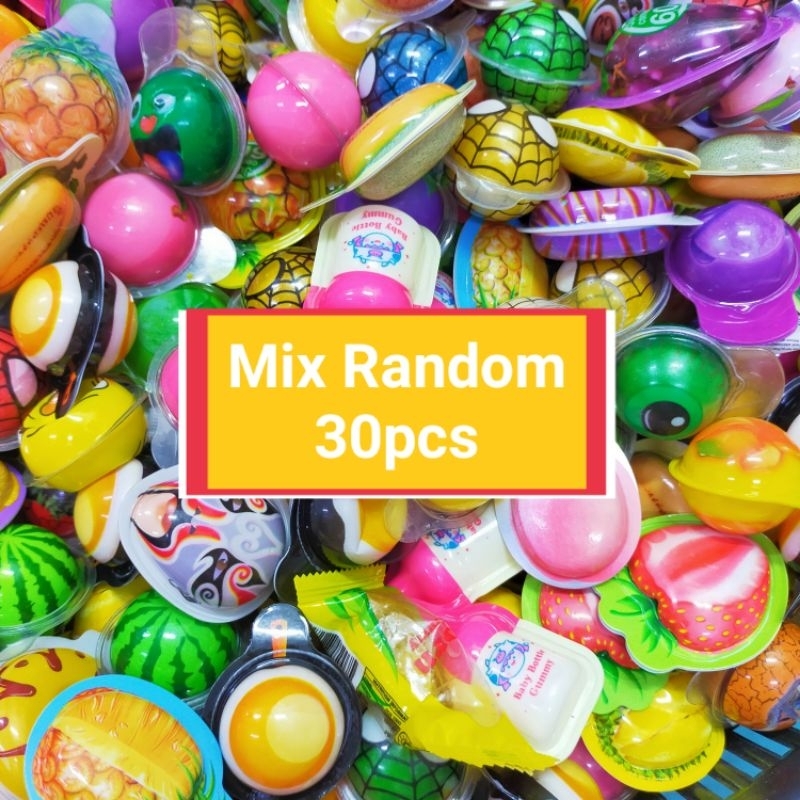 Mix Soft Gummy+Chew Gummy+Lot gummy mix Random 30pcs | Shopee Malaysia