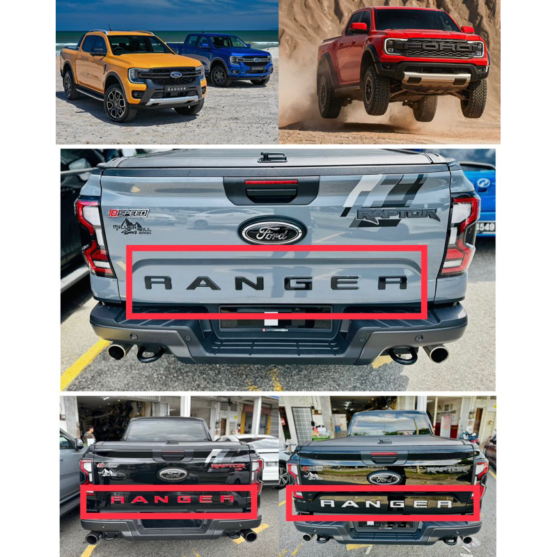 Prefect Fit Acrylic Ranger Word for Ford Ranger & Raptor T9 Next Gen ...