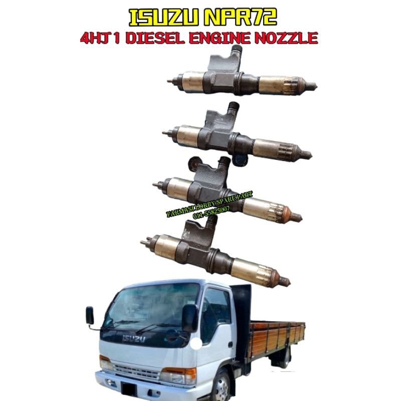 4.9cc ISUZU NPR72 4HJ DIESEL ENGINE FUEL INJECTOR NOZZLE UNTK LORRY ...