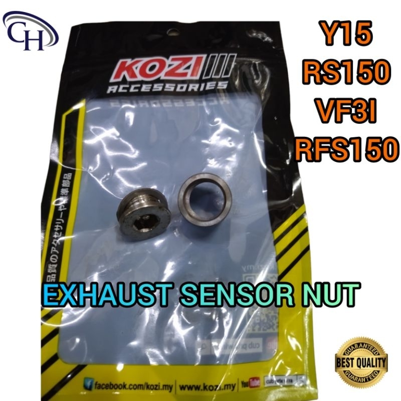 💯 ORIGINAL 🔥/KOZI/EXHAUST SENSOR NUT/DYNO SENSO NUT/Y15ZR/RS150/VF3I ...