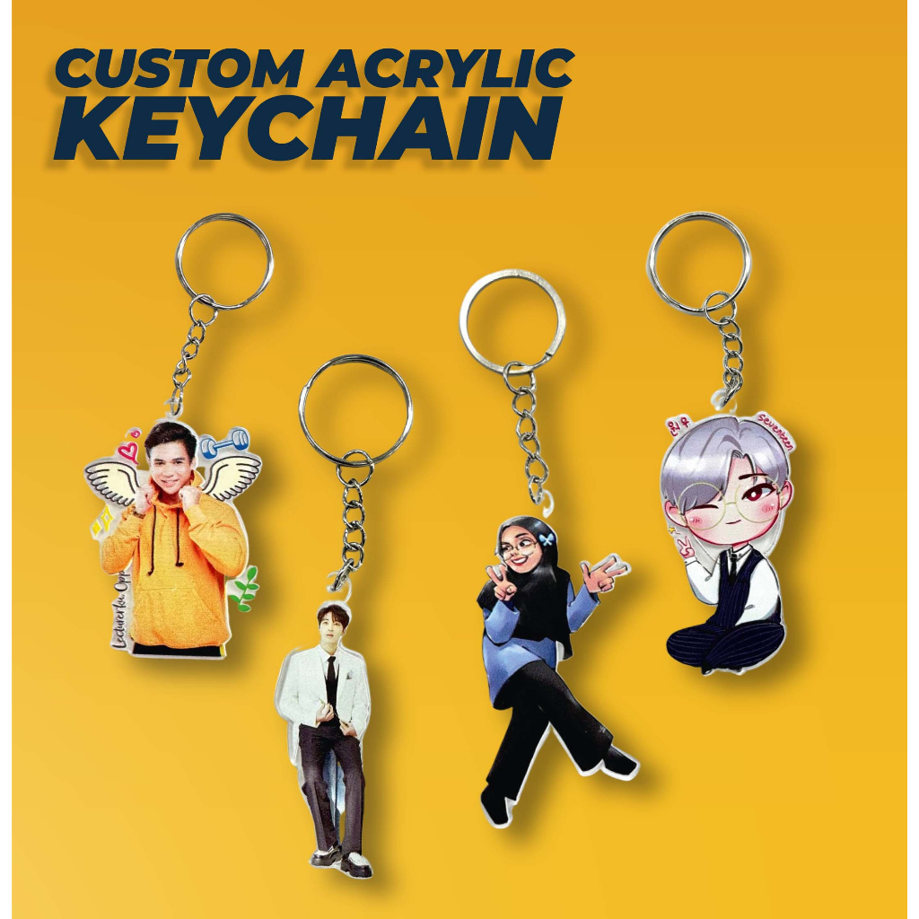 ACRYLIC KEYCHAIN | CUSTOM SHAPE KEYCHAINS | KEYCHAINS | ACRYLIC ...