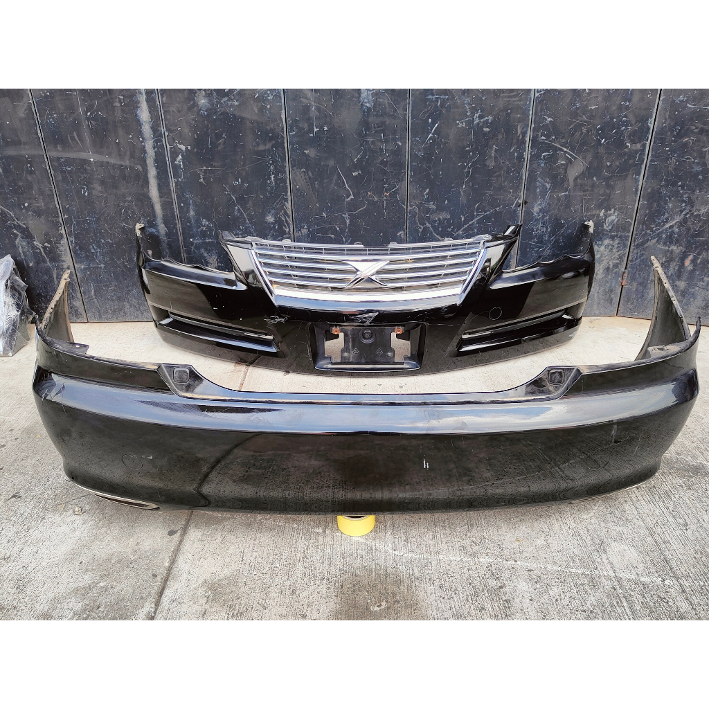 JDM Toyota Mark X GRS120 S120 Front Bumper With Parking Pole & Grill