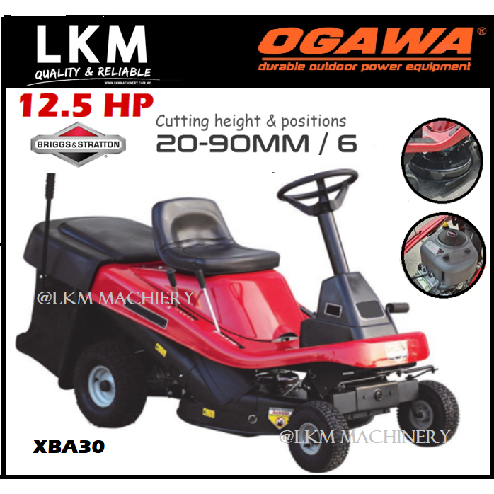 OGAWA XBA30 344C 12.5HP Lawn Mower (B&S) Briggs & Stratton / Mesin ...