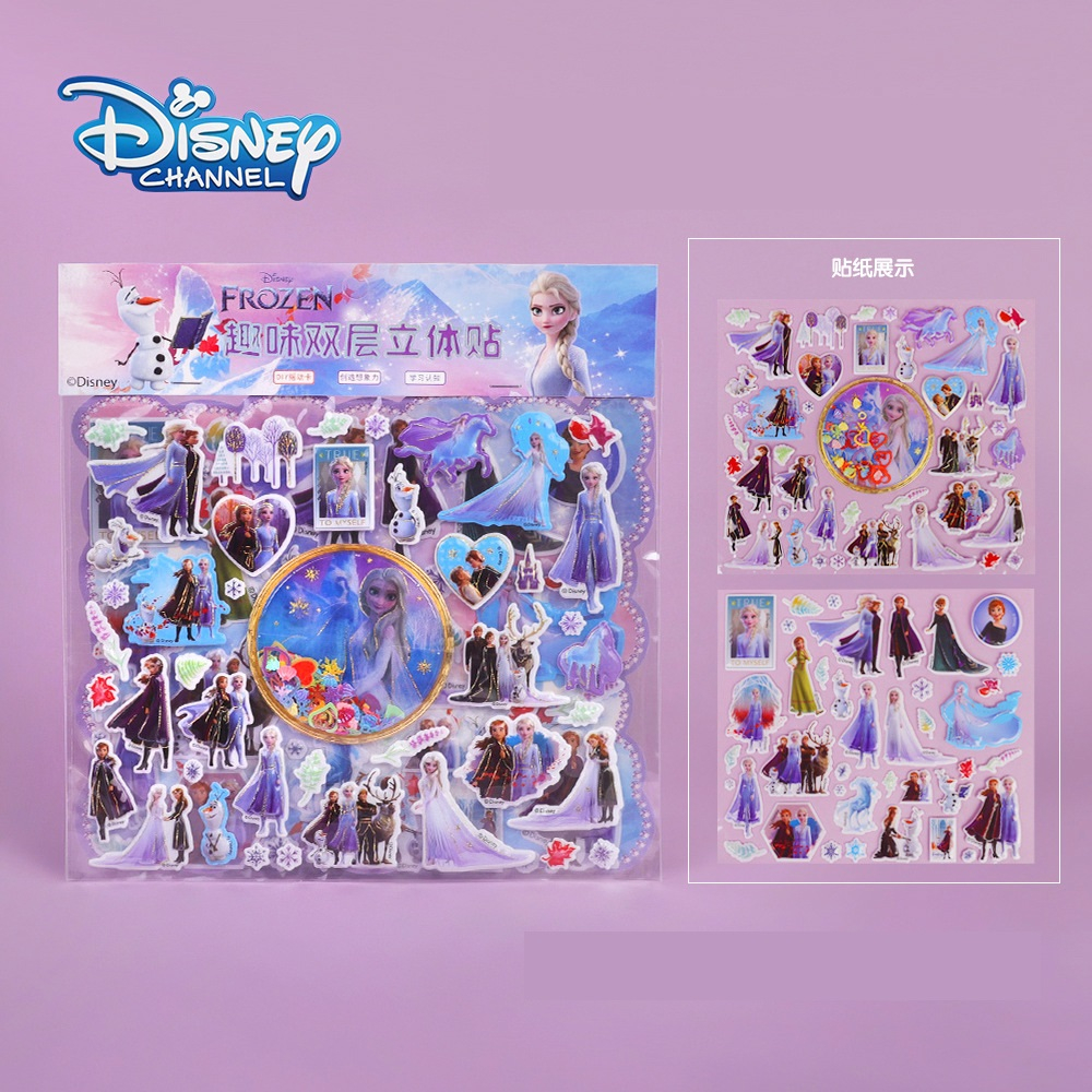 🔥READYSTOCK🔥Disney Frozen 3D Stickers | 2 Layer Double Sticker | Elsa ...