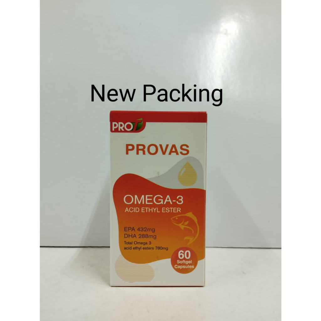 Provas Omega 3 Acid Ethyl Esters (30 Softgel Capsules / 60 Softgel