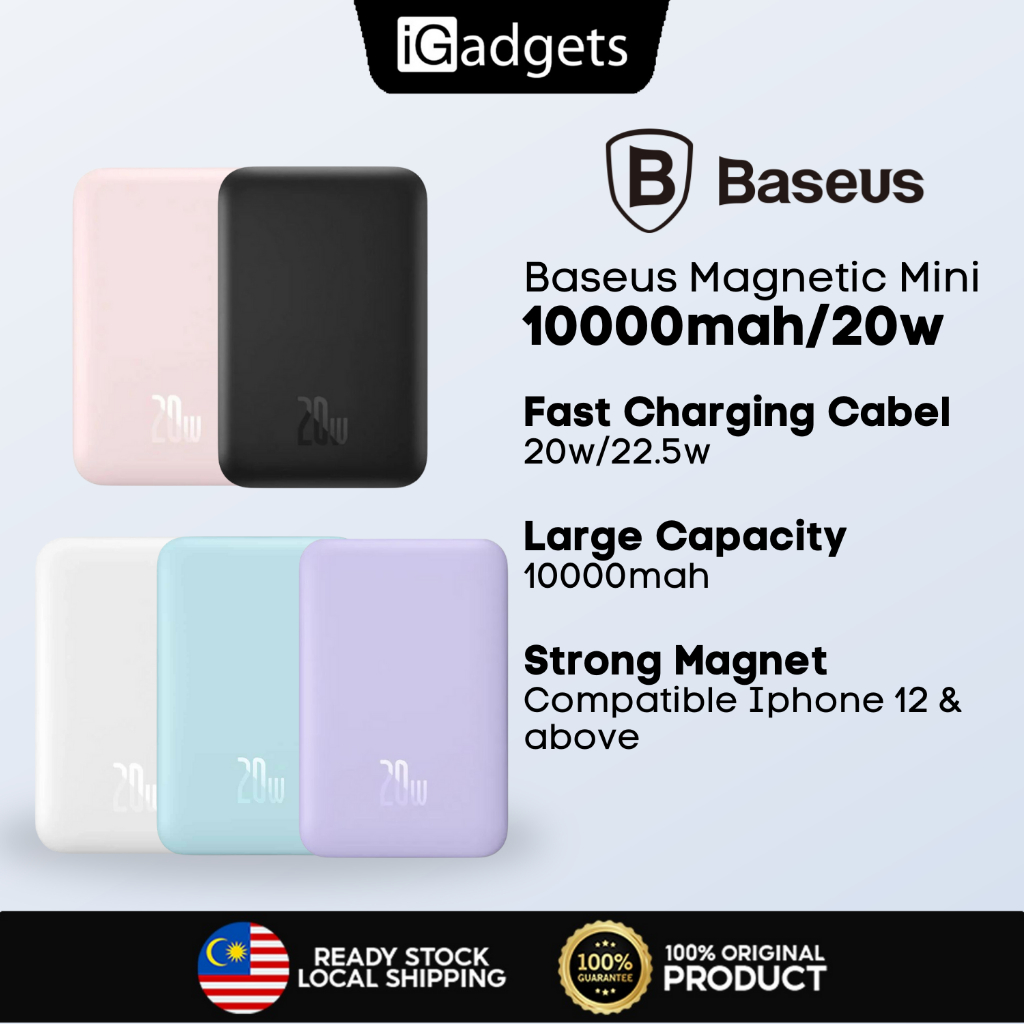 Baseus Magnetic Mini Power Bank 10000mAh 20W