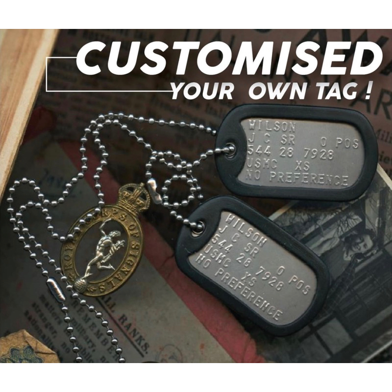 British Army Dog Tags, World War II In Dog Tags & Carabiners - Foto 3