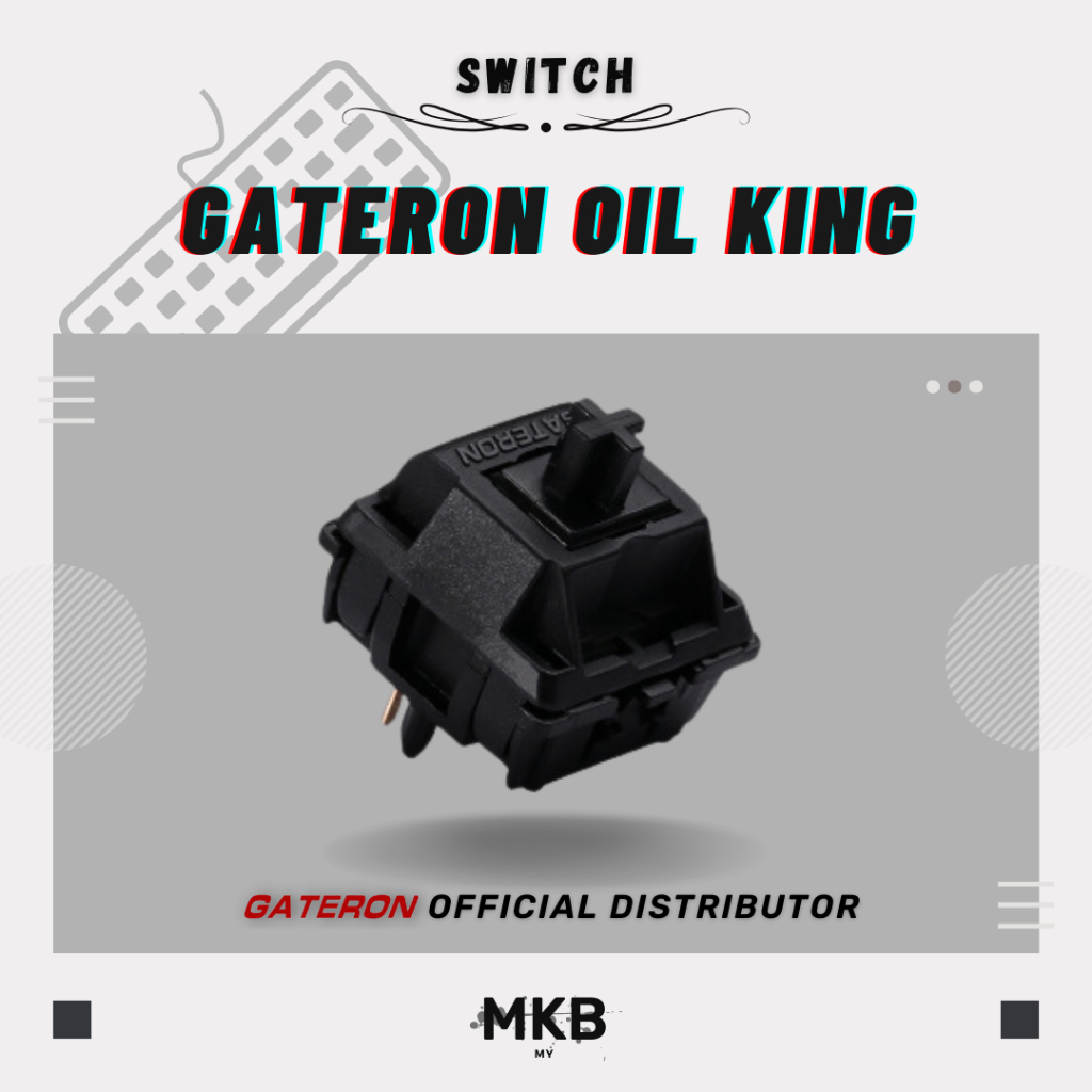 [READY STOCK] Gateron Oil King Linear Switches Switch for Mechanical or