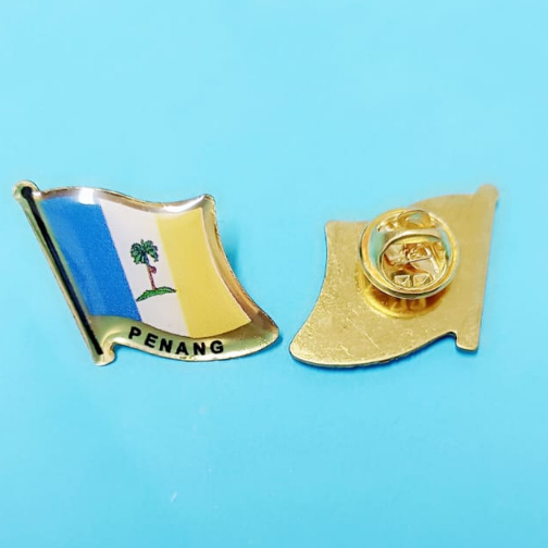 PENANG COLLAR PIN FLAG LENCANA LAPEL PIN MALAYSIA MERDEKA Shopee Malaysia