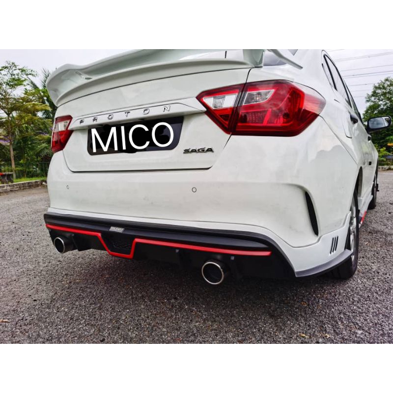 REAR SKIRT SAGA VVT 2019-2023 FIREWAR DESIGN | Shopee Malaysia
