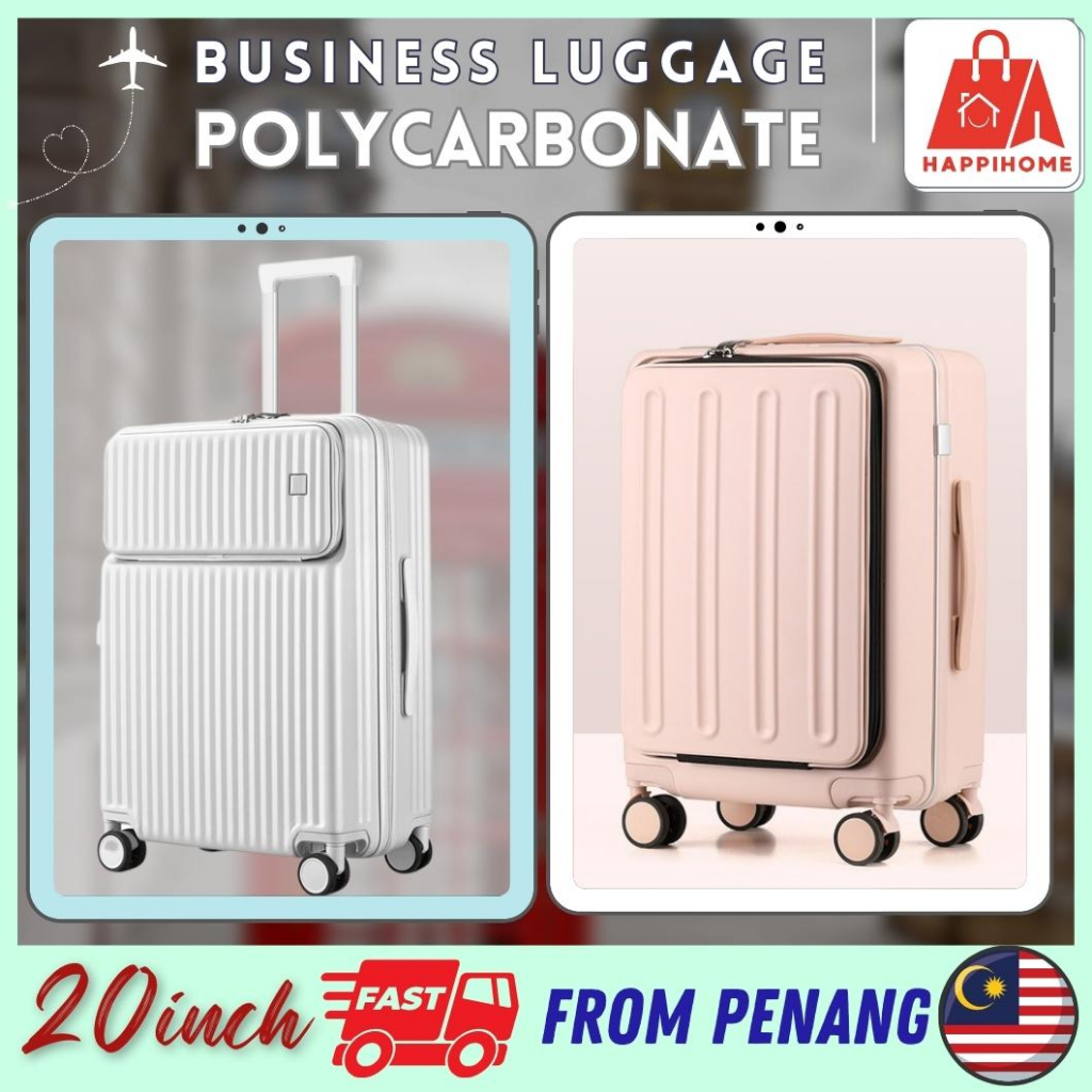 Japanese Style Luggage Travel Luggage Bag Smart Luggage Suitcase Front Opening Boarding Laptop