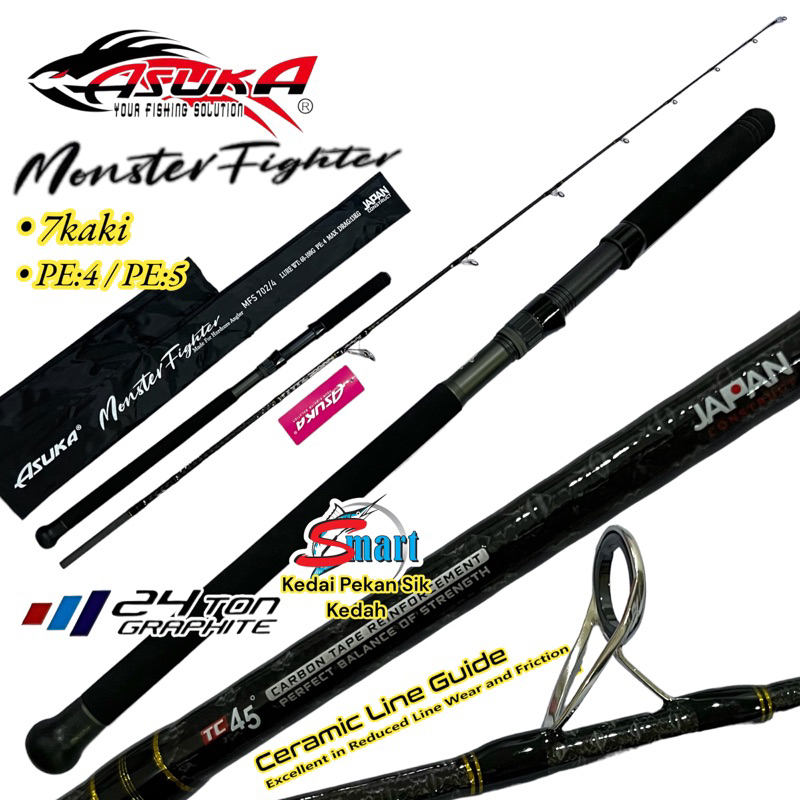 ** ASUKA MONSTER FIGHTER FISHING ROD / Pating / Tongsan / Mekkng ...
