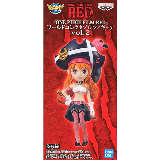 Original Banpresto Bandai WCF One Piece Film Red Nami Mugiwara Crew