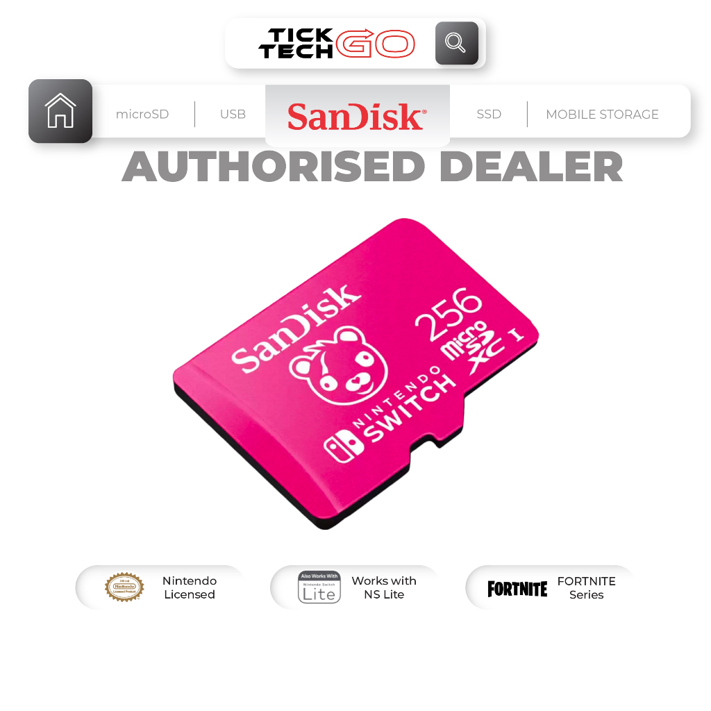 128gb Nintendo Switch Lite Memory Cards SanDisk Nintendo