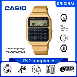 CASIO VINTAGE, CASIO VINTAGE CA-500 METALLIC CALCULATOR WATCH