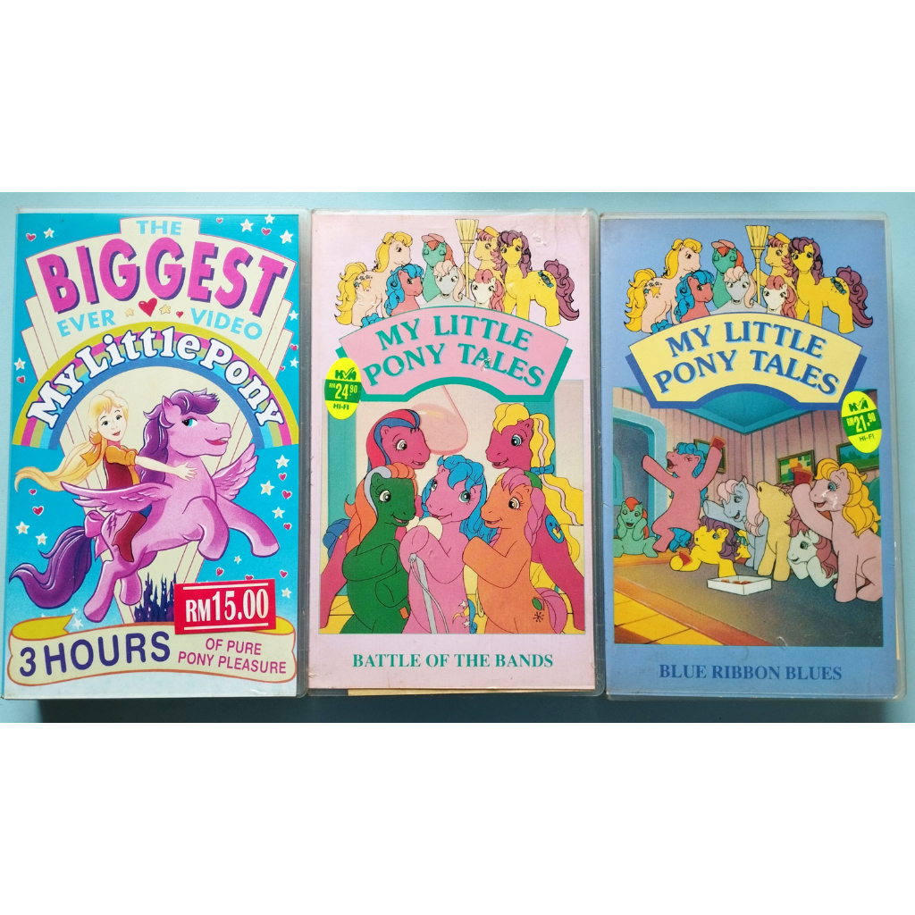 My Little Pony G1 And Tales VHS Tapes Shopee Malaysia