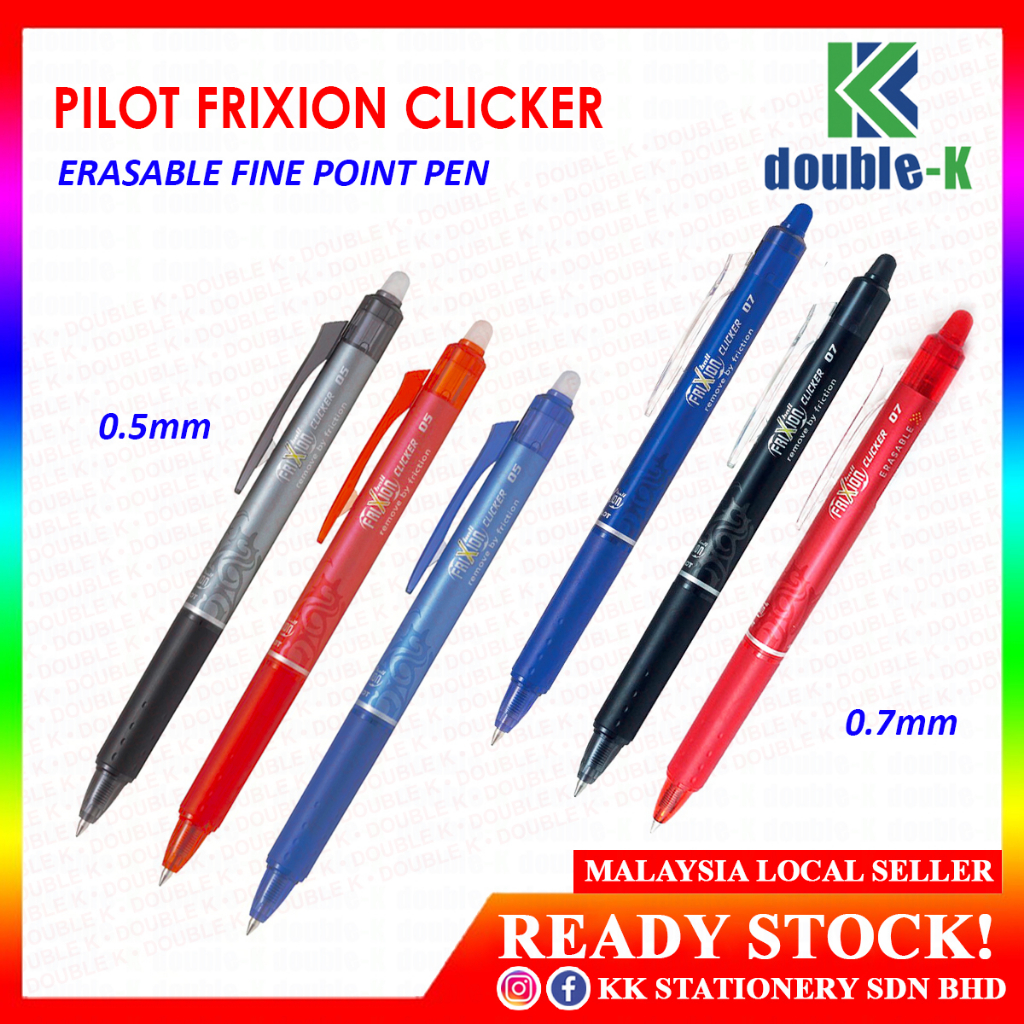 Pilot Frixion Ball Borrable Negro 0.7mm - Bolígrafo | LIFE Informàtica