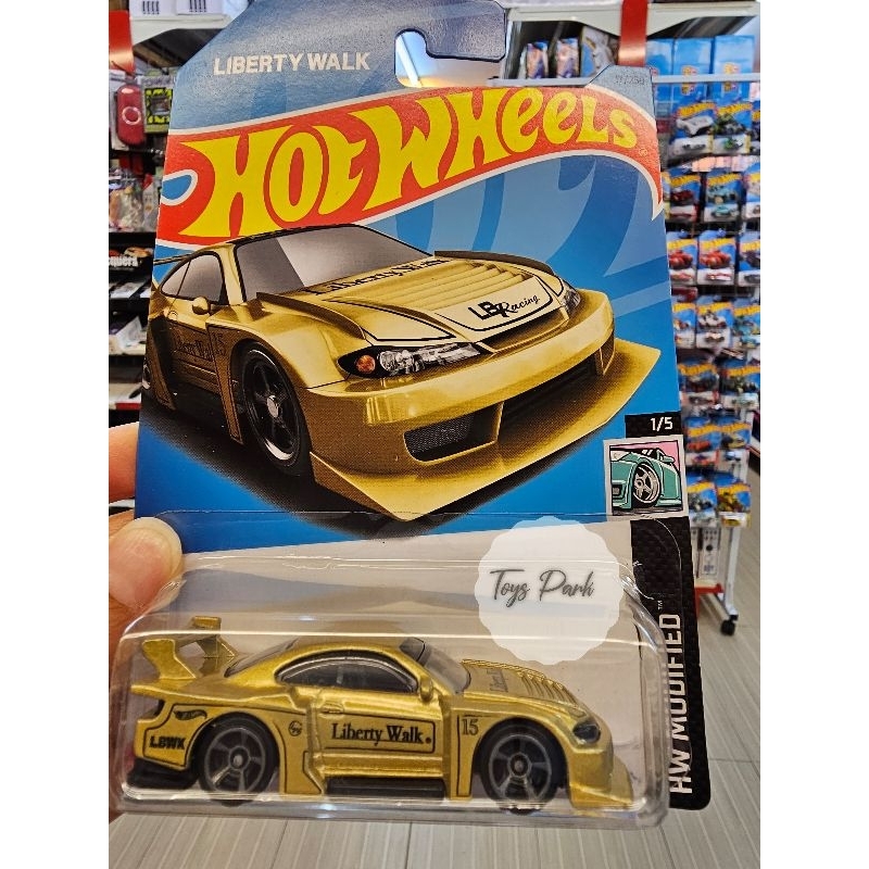 Hotwheel Original LB SUPER SILHOUETTE NISSAN SILVIA S15 (Gold) Liberty ...