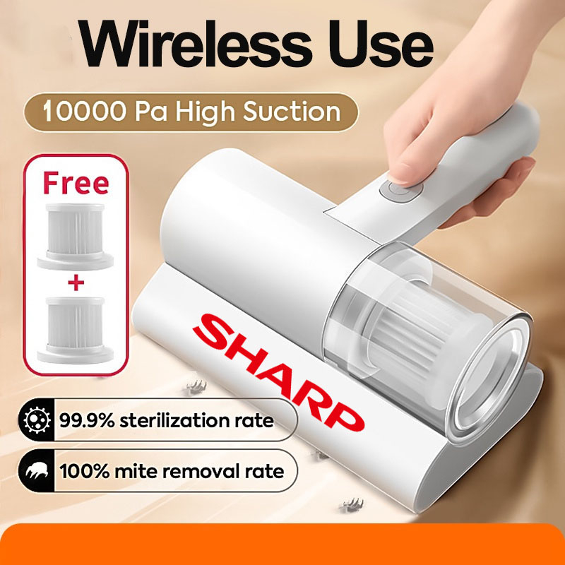 SHARP Cordless Vacuum Anti Mites UV Disinfection Wireless Car Vacuum