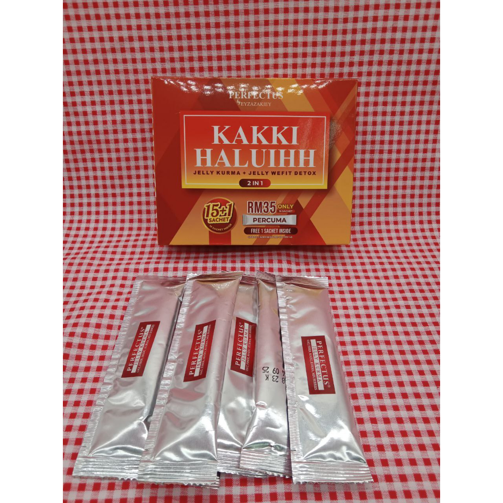 PERFECTUS KAKI HALUIH I JELLY KURMA + JELLY WE FIT DETOX 2 IN 1 I 15