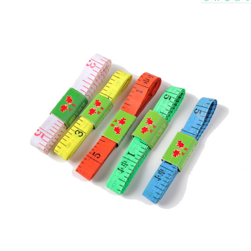 5pc Color Tape Mini Small Bust Waist Ruler Clothing Meter Scale