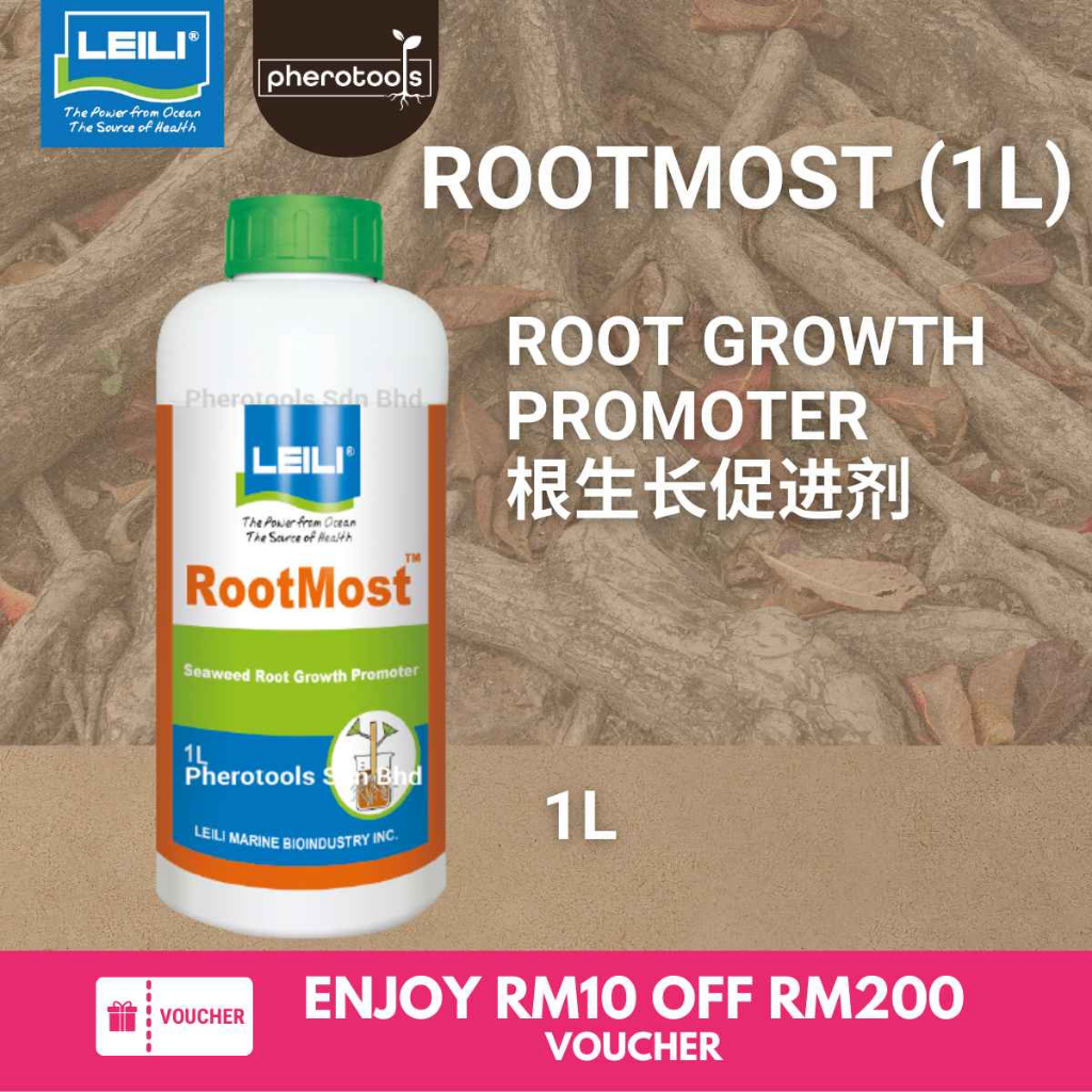 Pherotools LEILI 1L RootMost Seaweed Fertilizer Root Growth Promoter