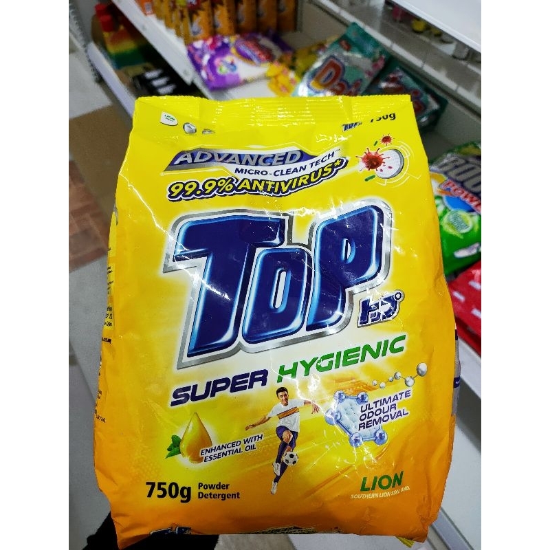 TOP POWDER DETERGENT 750G Shopee Malaysia