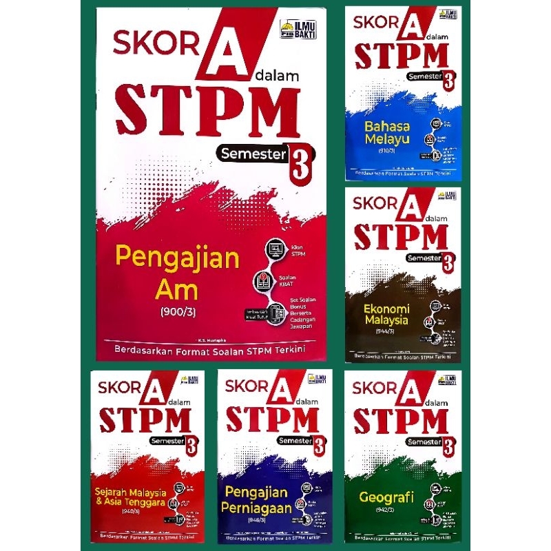 Buku Latihan Stpm Skor A Dalam Stpm Semester 3 Penerbit Ilmu Bakti