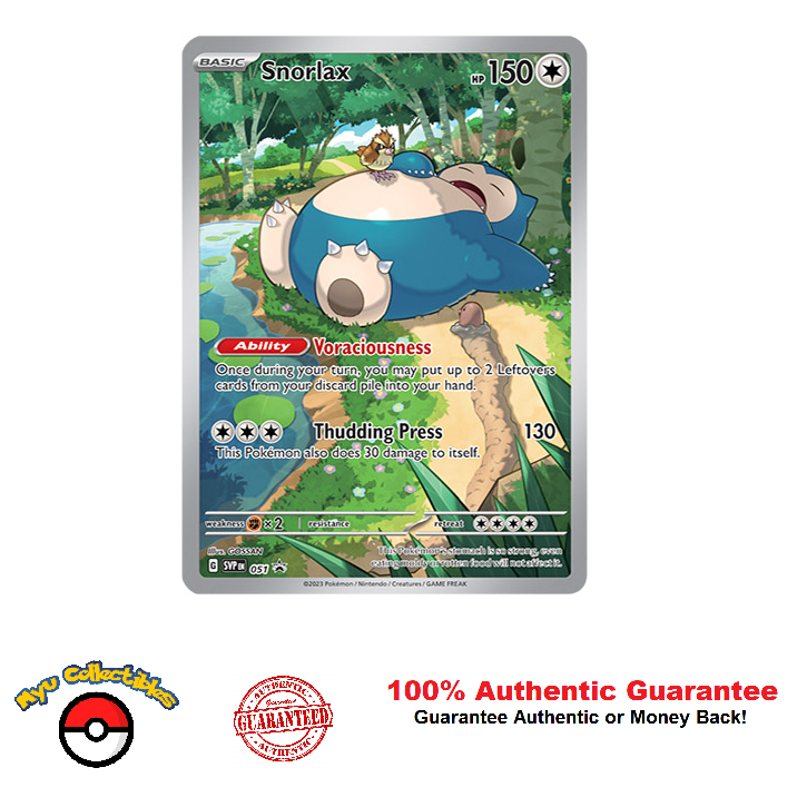 Pokemon TCG: Scarlet Violet 151 Snorlax Promotional Card / Sleeves | Shopee  Malaysia