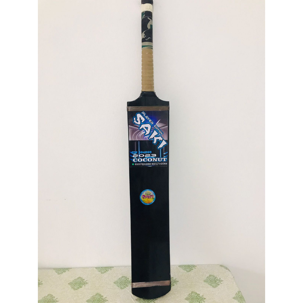 Original Saki BlackCobra Tape Ball Cricket Bat Shopee Malaysia